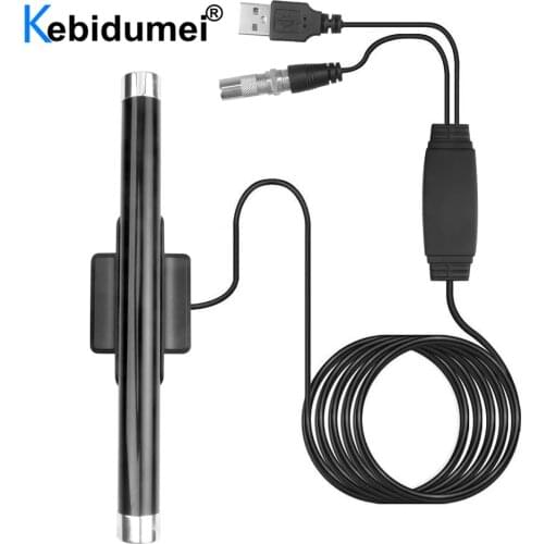 36dB Digital TV Antenna HD 4K Antenna Digital Build-In Amplifier Signal Booster Indoor HDTV 1080P Antenna LED Light Design