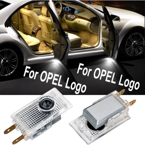 Car Door LED Logo Projector Light For Opel Insignia Ghost Shadow Welcome Lights Symbol Emblem Courtesy Step Lamp Accessories
