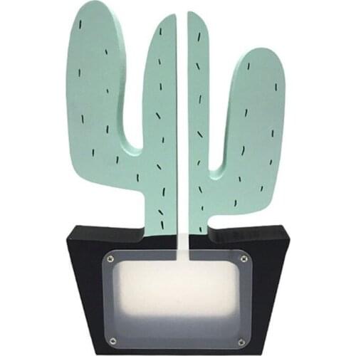 Wooden Coin Penny Box Lovely Girl Creative Gifts Money Piggy Bank Cactus Cacti Model Display Showcase Plant home decor ornament