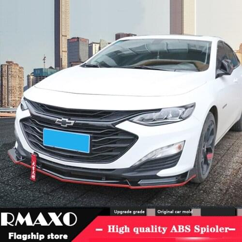 For Malibu XL Rear spoiler ABS Rear front Bumper Diffuser Bumpers Protector For Malibu XL Body kit bumper rear lip rear spoiler