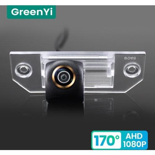 GreenYi 170° HD 1080P Car Rear View Camera for Ford Focus 2 Sedan 2005-2011 C-Max MK2 Night Vision Reverse Reversing 4 pin AHD