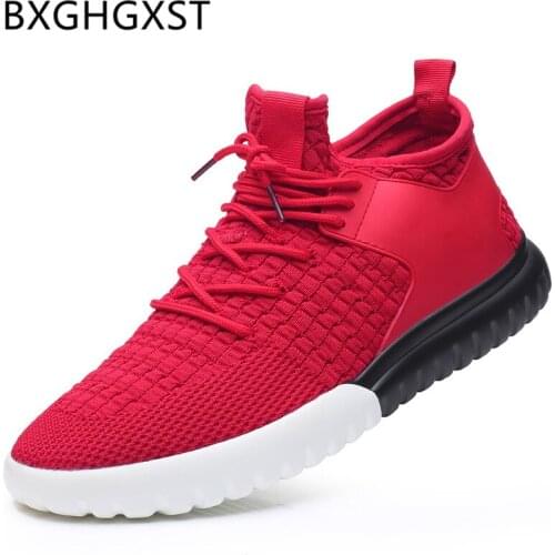 Sport Shoes Men Casual Red Men Shoes Sneakers Designer Breathable Sneakers Homme Black Summer Shoes Men Fashion 2020 Zapatillas