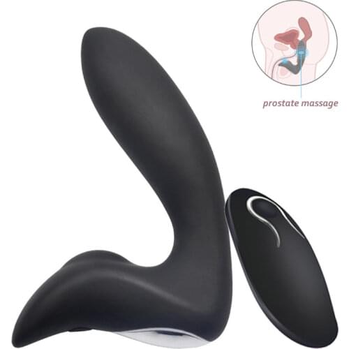 Men Prostate Massager Wireless Remote Anal Vibrator Sex Toys for Men Silicone Butt Plug Male Masturbator Toys Anal Toys Sex Shop