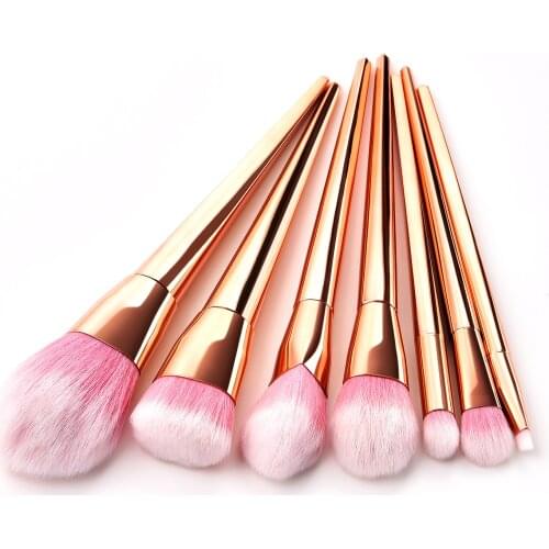 4/7pcs Soft Hair Makeup Brushes Set Diamond Make Up Brush Tools Foundation Powder Eyeshadow Eyebrow Blending Cosmetic Brush Set