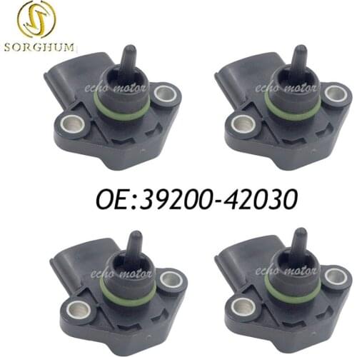 New 4PCS Boost Pressure Sensor For Kia Hyundai H-1 Galloper Terracan 3920042030 39200-42030 39200-27400