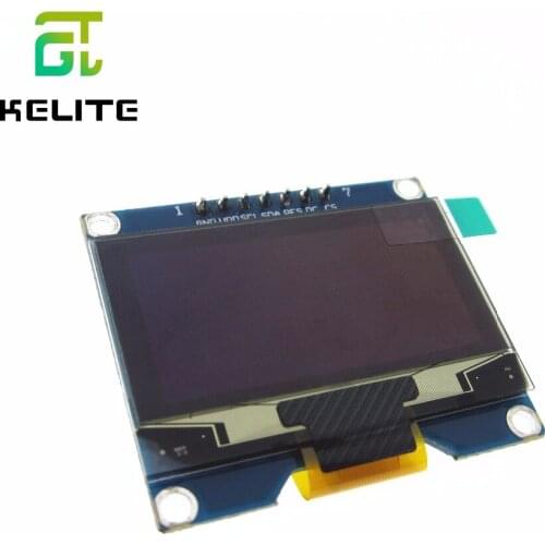Wholesale 1.54 inch 7PIN White OLED Screen Module SSD1309 Drive IC Compatible for SSD1306 IIC / SPI Interface 128*64 5PCS