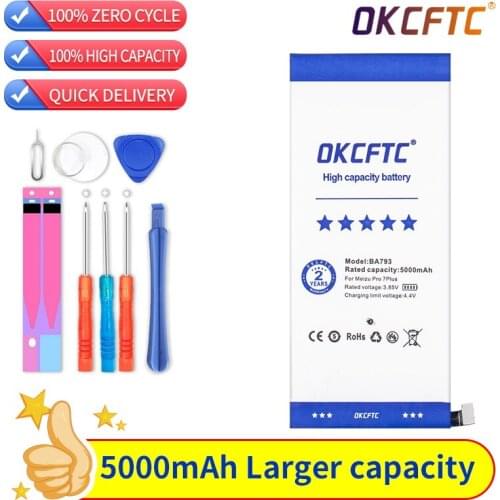 Original BA793 Battery For Meizu Pro 7 Plus M793Q M793M M793H Mobile Phone In Stock 5000mAh With Tracking Number