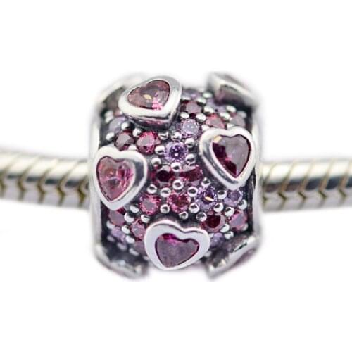 Fits Original 925 Silver Bracelets Explosion of Love Charm Fashion 925 Sterling Silver Beads For Jewelry Making Woman DIY Charms