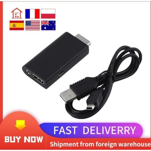 Portable PS2 to HDMI Audio Video Converter Adapter AV HDMI Cable For SONY PlayStation 2 Plug And Play Parts