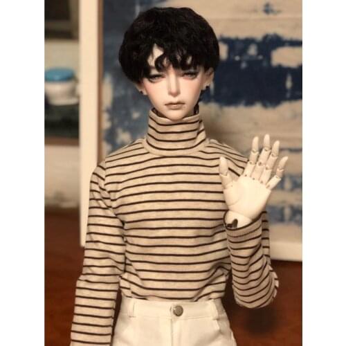 BJD DOLL Strips Sweater Outfits Clothing Top For 1/4 17" 1/3 24" Tall MSD SD SD17 SD10 SD13 DK DZ AOD DD Wear