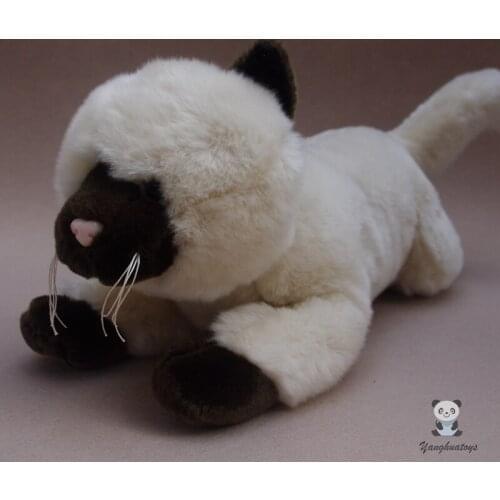 Lovely Very Fat Siamese Cats Dolls Stuffed Animals Soft Plush Big Toy Pillow Girlfriend Birthday Gifts