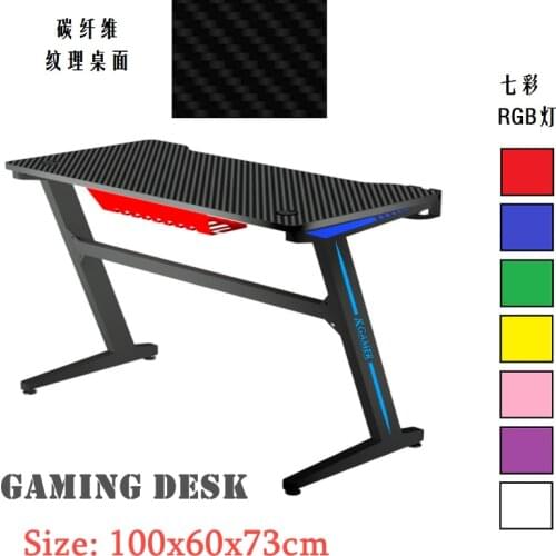 2020 Best Sale Gaming Desk Table LegA 80x50x75cm Cool Black LegZ 80x60x75cm Computer Desktop Home Supplies Office Desk Chair Hot