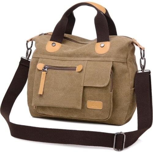 High Quality Shoulder Bag Women Canvas Fashion Luxury Handbag Women Bag Designer Portable Women Daypack Messenger Bag