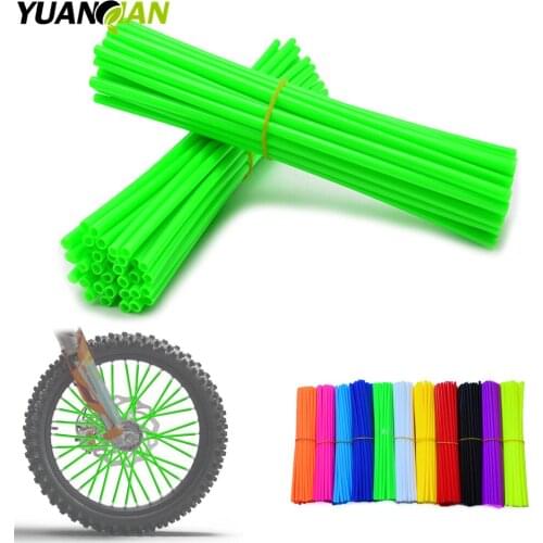 Universal Motorcycle Dirt Bike Enduro Off Road Rim Wheel spoke skins For Kawasaki Ninja300 250 H2R ZX-150RR EX300 Ninja 400R ER