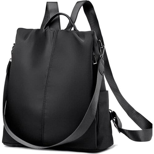 Anti-theft Women Backpack Fashion Large Capacity Lady Travel Backpack Nylon School Bags for Teenage Girls Shoulder Bag Sac a Dos