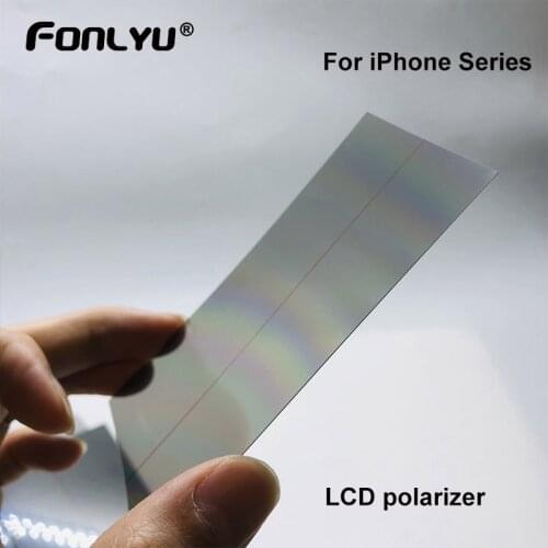 10pc LCD Polarizer Film 6.1 6.5 5.8 5.5 4.7inch Polarization Polarized Light Film For iPhone 11pro max X XR XS 7 8 Replacement