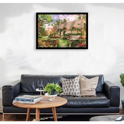 1000Pcs Jigsaw Landscape Animal Universe Puzzle Leisure Toys Mori Bell Cottage Cottage in the Garden