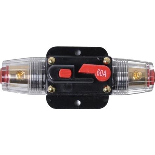 2 Pieces. 60A Automatic Fuse Holder Fuse Holder Bracket Automatic 12V-24V DC (Fuse Holder 80A)