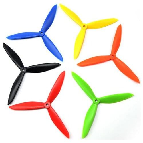 5pair=10pcs 6*4 3 Blade Propeller Props CW/CCW 6040R 6040 for Mini Quadcopter Gemfan Original Plastic Props Mini Paddle
