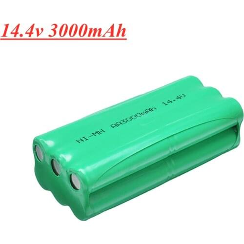 14.4V 3000mAh Ni-MH Replacement Battery For Libero M606 Vacuum Dirt For Devil 0606004 M606 For V-M600/M606 V-BOT etc