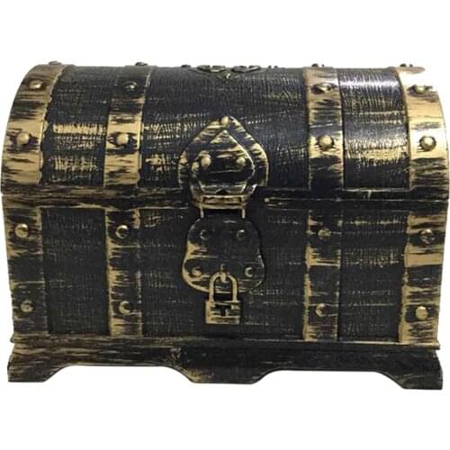 Antique Childrens Treasure Chest for Gemstones / Diamonds, Empty Toy Container