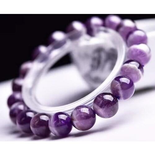 Pure Natural Amethyst Bracelets For Women Crystal Stones Girl Birthday Gift Natural Gems
