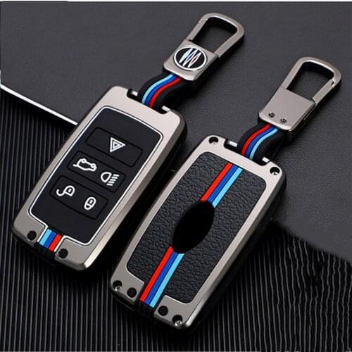 Zinc alloy Key Cover Case For 2018 Land Rover Range Rover Sport Evoque Velar Discovery 5 For Jaguar XEL E-PACE XF XK XE 2019