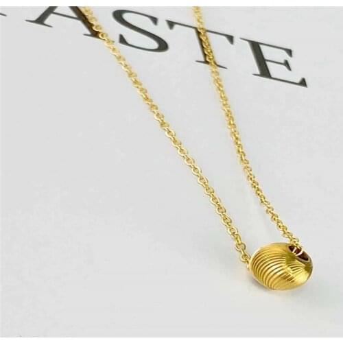 2021 new items and titanium steel INS wild small people cat eyes tranquil pendant chain bone chain wholesale gift