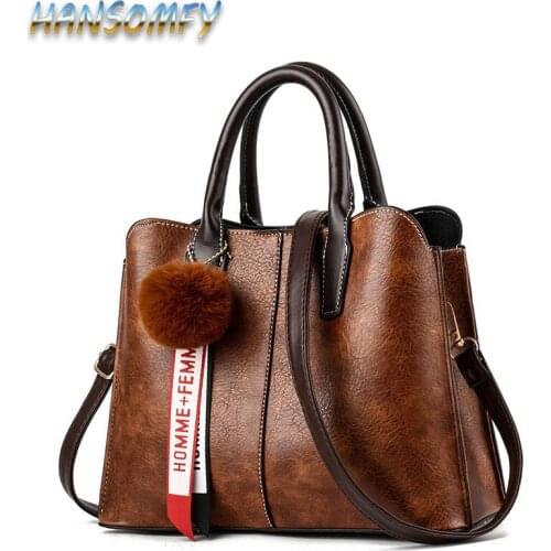 HANSOMFY Women's Fur Bags