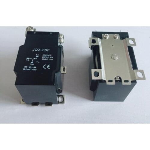 JQX-60F JQX-60F-A 1Z 80A High-power relay electromagnetic relay DC12V DC24V AC220V