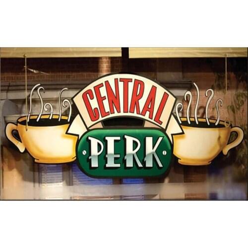 Friends TV Show Central Perk Cafe Diamond Painting Diamond Embroidery Cross Stitch for Home Coffee Decoration wall art