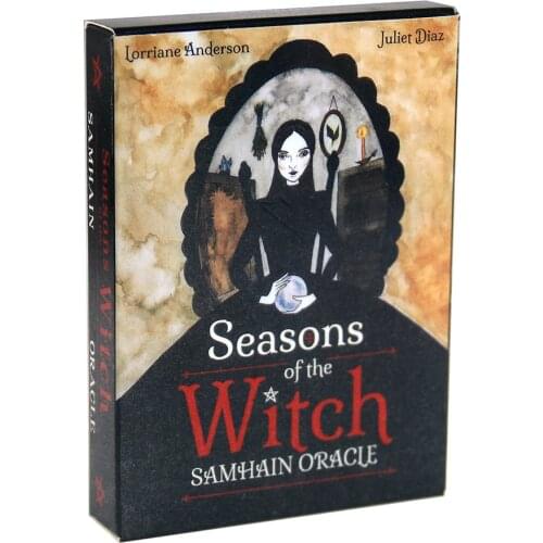 Seasons Of The Witch Tarot Cards Mystical Manga Party Deck Supplies English Board Game Party Playing Cards With PDF Guidebook
