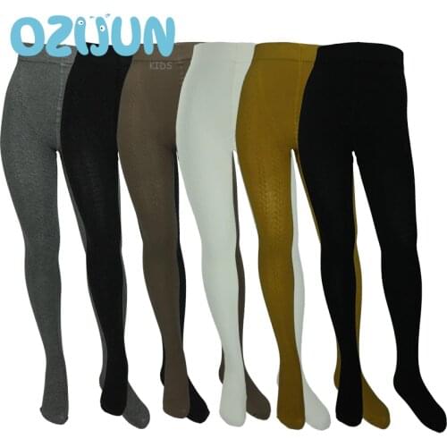 New Spring and Autumn Baby Girls Tights 2-12 Years Elastic Dance Stockings White For Girls Childrens Pantyhose 6 color S/M/L