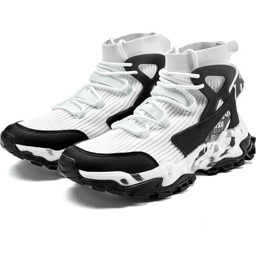 NEW Casual Shoe Comfortable Fashion Sneakers for Men Shoes Brand Outdoor Leisure Footwear High-top Men Popcorn sneakers SZ 39-46