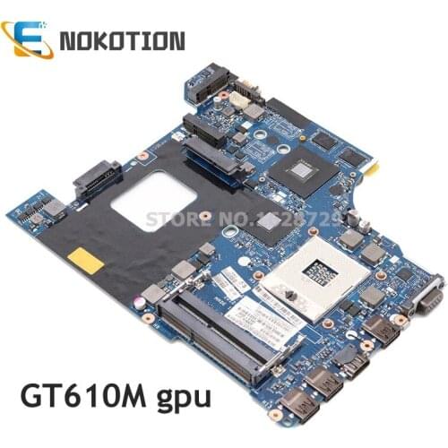 NOKOTION For Lenovo Thinkpad Edge E430 Laptop Motherboard QILE1 LA-8131P 04W4019 MAIN BOARD 14 inch HD4000 GT610M GPU DDR3