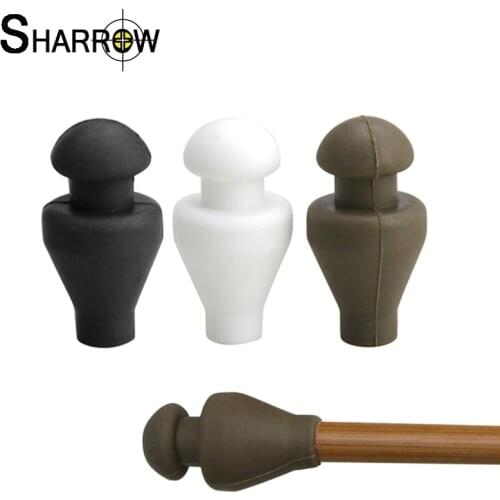 50pcs Archery Broadhead Target Arrow Head Rubber Blunt Target Arrowhead Point Tips ID 6mm Arrow Shaft Hunting Accessories