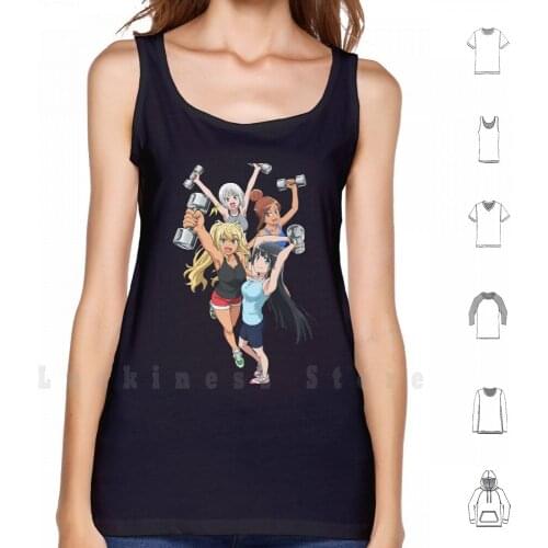 How Heavy Are The Dumbbells You Lift - Sakura Hibiki And Akemi Souryuin tank tops vest sleeveless Anime Nyan Manga