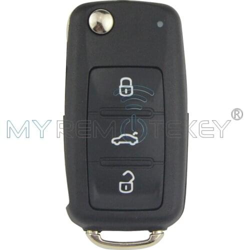 Brand New repalcement 3 button remote flip key 5K0837202AD 434mhz 48chip for VW Passat 202AD folding car key remtekey