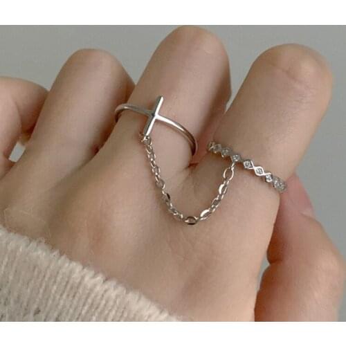 Punk Vintage Geometric Twisted Ring Neutral Retro Thai Silver Color Original Exquisite Unique Opening Rings Minimalist Jewelry