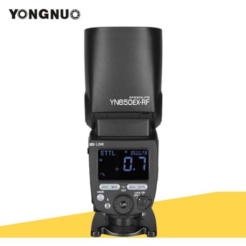 YONGNUO YN650EX-RF Camera Flash Speedlite ETTL Speedlight Built-in 2.4G Wireless with LCD Display Hot Shoe for Canon Cameras