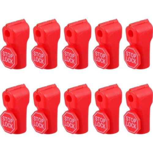 10pcs Peg Hook Stop Locks Anti-theft Lock Counter Security Display Hook Lock