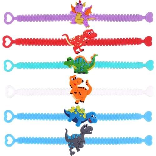 12pc/lot Dinosaur party Theme Gift Kids Gifts Finger wristband Party Costume Birthday Party Favors Gifts Party Supplies