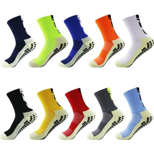 2 Pairs of Rubber Sole Tennis Socks Badminton Socks Football Socks