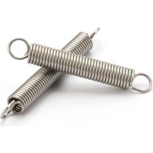 2PCS,China OEM Factory High Quality Small Coil Tension Extension Spring,2mm Wire Diameter*12mm Out Diameter*(60-200)mm Length