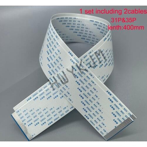 5sets for Epson DX5 printhead 31P&35P 40cm FFC flat date cable Mimaki JV33 JV5 TS3 TS5 CJV30 mutoh printer DX5 Head Data Cable