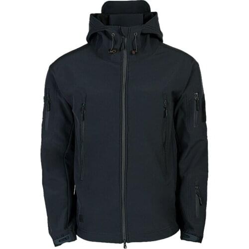 Shark Soft Shell Military Tactical Jacket Men Waterproof Warm Windbreaker US Army Clothing Winter Big Size Men Camouflage Jacket