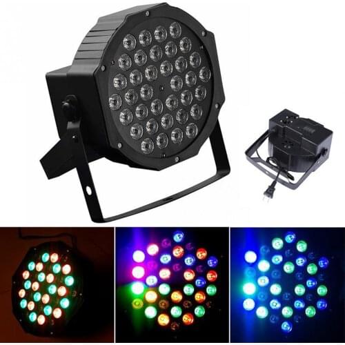 Free Shipping 36 PCS LED Stage Light RGBW Crystal Magic Ball Bulb DMX Par Light 110/240V For Disco Club Party Light