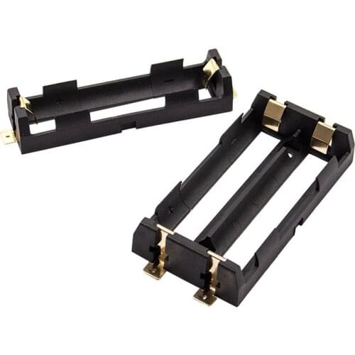 DIY 1x 2x 18650 Series Batteries Holder Box Storage Case Container power bank With Bronze Pins Drop Ship wholesale