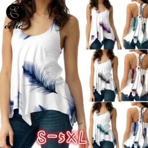 ECTIC Women's T-shirts With Print