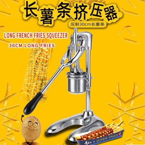 30cm French Fries Extruder Commercial French Fries Powder Extrusion Equipment Manual Squeeze 12 Hole French Fries Machine